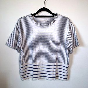Madewell Strip Box cut tee